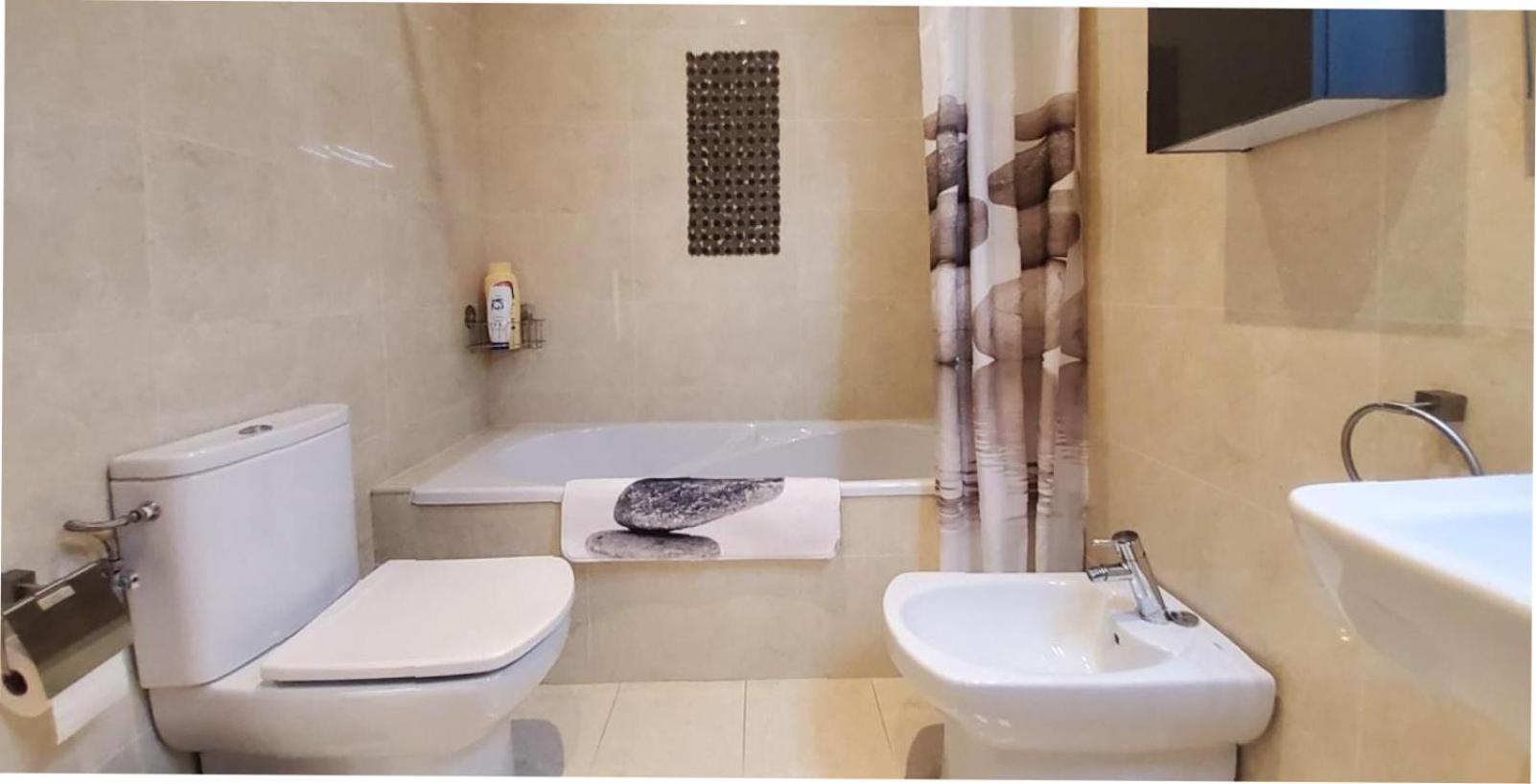 Ferienwohnung Atico Exclusivo Bueu Centro, 50M Playa Exterior foto
